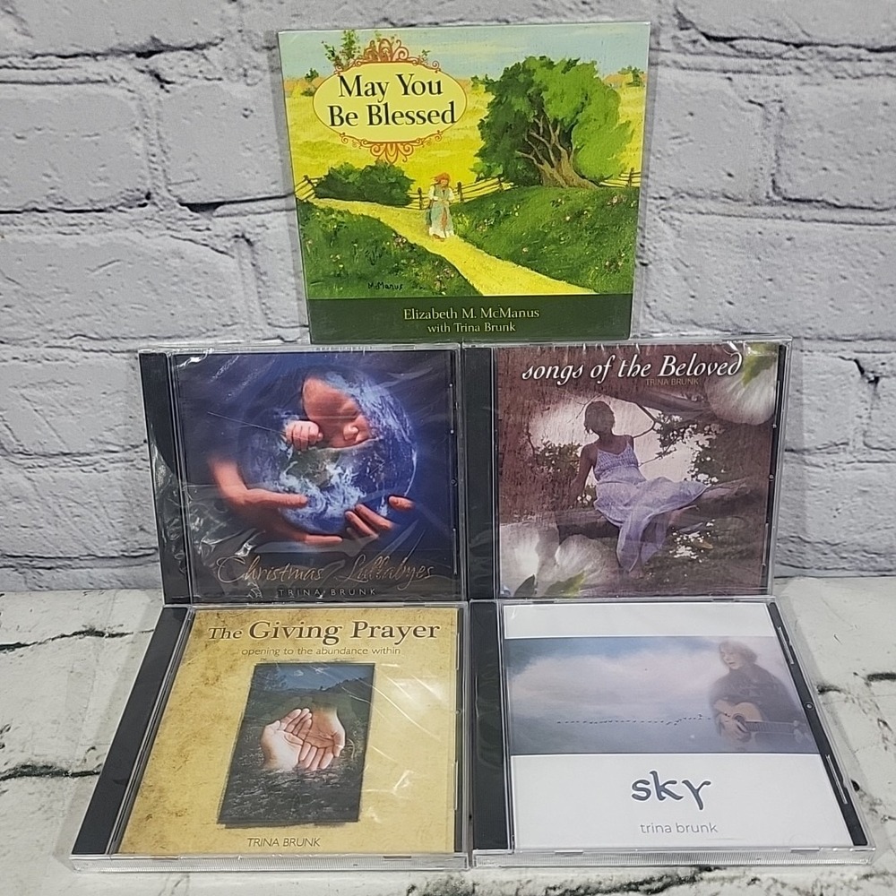 New Trina Brunk Music Cds Christian Lot Of 5 Sky Giving Prayer Christmas Lullaby